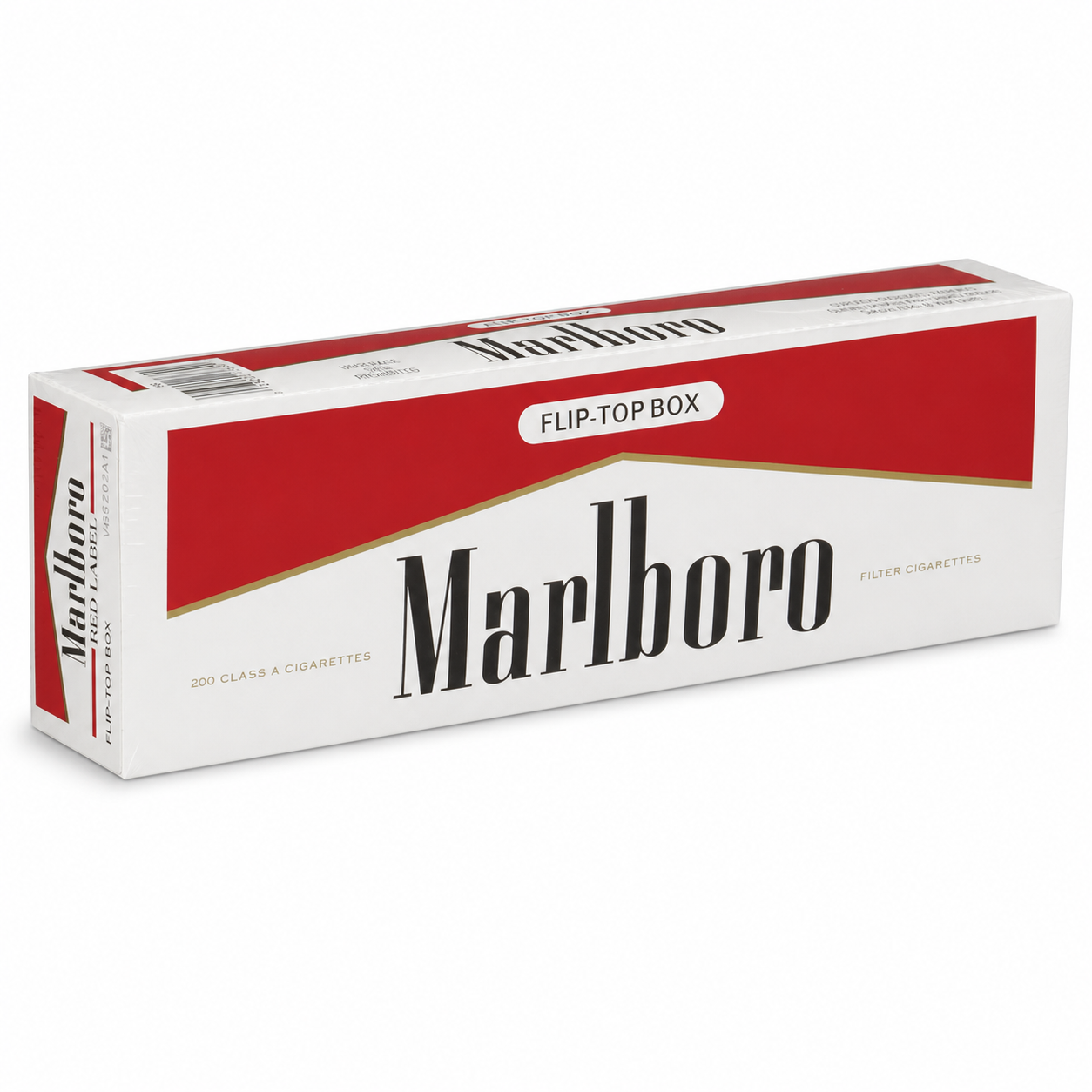 Marlboro Red sealed cigarette carton